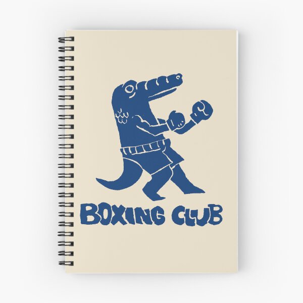 Item preview, Crocodile Boxing Club Hand Drawn Linocut Illustration designed and sold by Childish by Design.