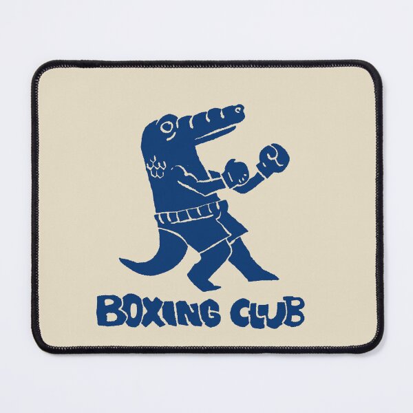 Item preview, Crocodile Boxing Club Hand Drawn Linocut Illustration designed and sold by RNASstuff.