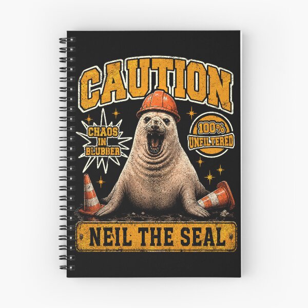 Item preview, Neil The Seal Neiled It Funny Elephant Seal Meme designed and sold by elongatedjazz.