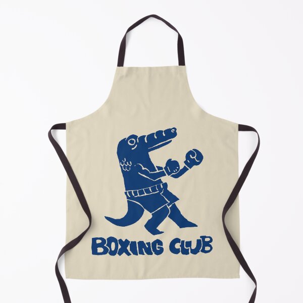 Item preview, Crocodile Boxing Club Hand Drawn Linocut Illustration designed and sold by Childish by Design.