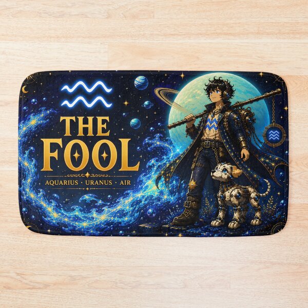 Item preview, The Fool Aquarius Future Tarot designed and sold by Omni Craft .