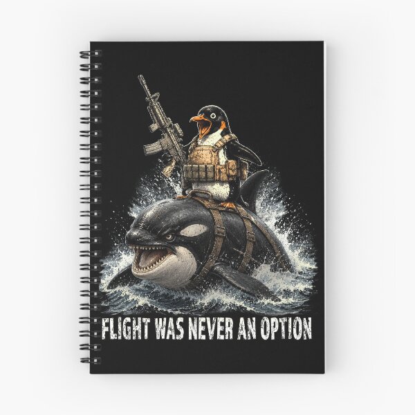Item preview, Flight was Never an Option Tactical Penguin Funny Bird Meme designed and sold by elongatedjazz.