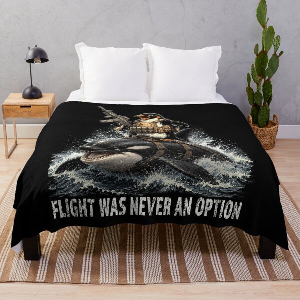 Item preview, Flight was Never an Option Tactical Penguin Funny Bird Meme designed and sold by elongatedjazz.