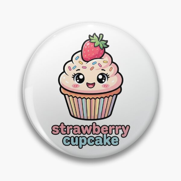 Item preview, Cute Strawberry Cupcake PNG | Kawaii Strawberry Cupcake Clipart  designed and sold by morning sun.