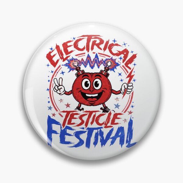 Item preview, Electrical Testicle Festival Retro Voltage designed and sold by elongatedjazz.