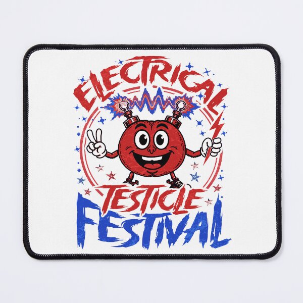 Item preview, Electrical Testicle Festival Retro Voltage designed and sold by elongatedjazz.