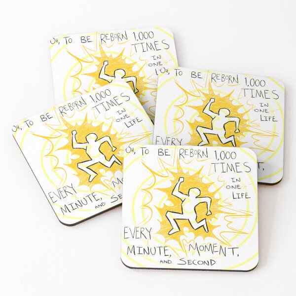 Item preview, Oh, To Be Reborn 1,000 Times In One Life designed and sold by CatClappShop.