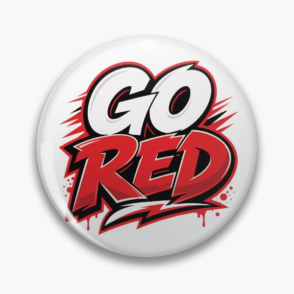 Item preview, GO RED for CAMP COLOR WARS designed and sold by KUSTOM CAMP CREATIVES.