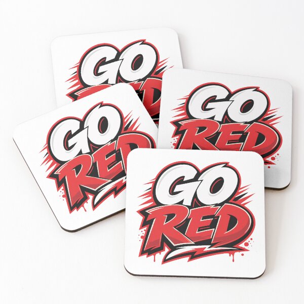 Item preview, GO RED for CAMP COLOR WARS designed and sold by KUSTOM CAMP CREATIVES.