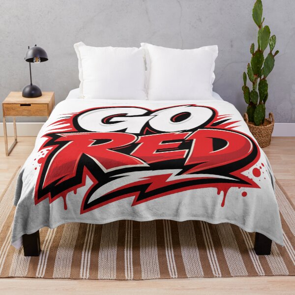 Item preview, GO RED for CAMP COLOR WARS designed and sold by KUSTOM CAMP CREATIVES.