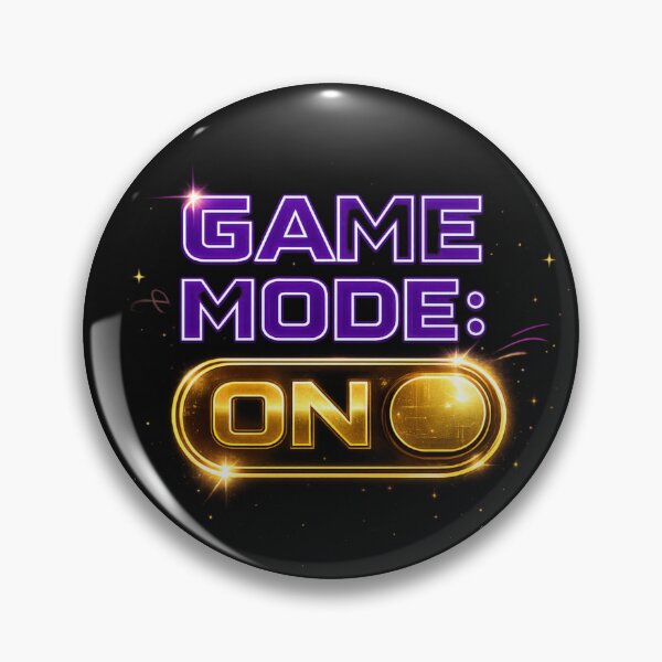 Item preview, Game Mode: ON | Neon Purple & Gold Gamer Design designed and sold by I Sell Stuff.