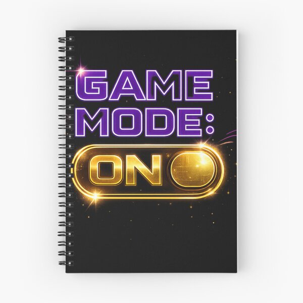 Item preview, Game Mode: ON | Neon Purple & Gold Gamer Design designed and sold by I Sell Stuff.