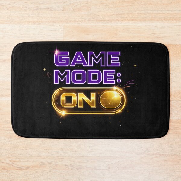 Item preview, Game Mode: ON | Neon Purple & Gold Gamer Design designed and sold by I Sell Stuff.