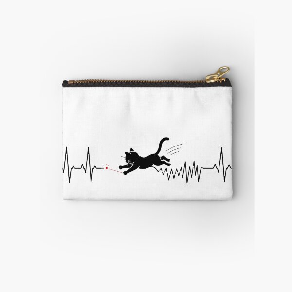Item preview, ❤️ HEARTBEAT COLLECITON ❤️ - Heartbeat Cat - Interrupted by Laser Pointer designed and sold by WheelieGdArt.