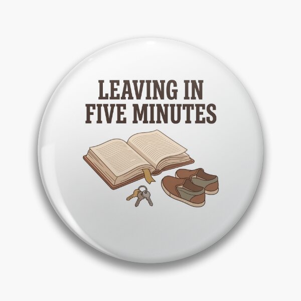 Item preview, Leaving In Five Minutes designed and sold by Northbound Press.
