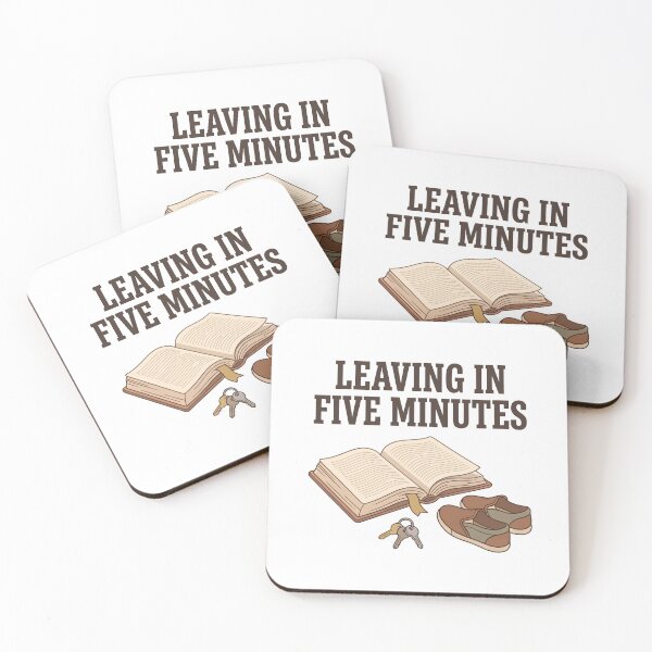 Item preview, Leaving In Five Minutes designed and sold by Northbound Press.