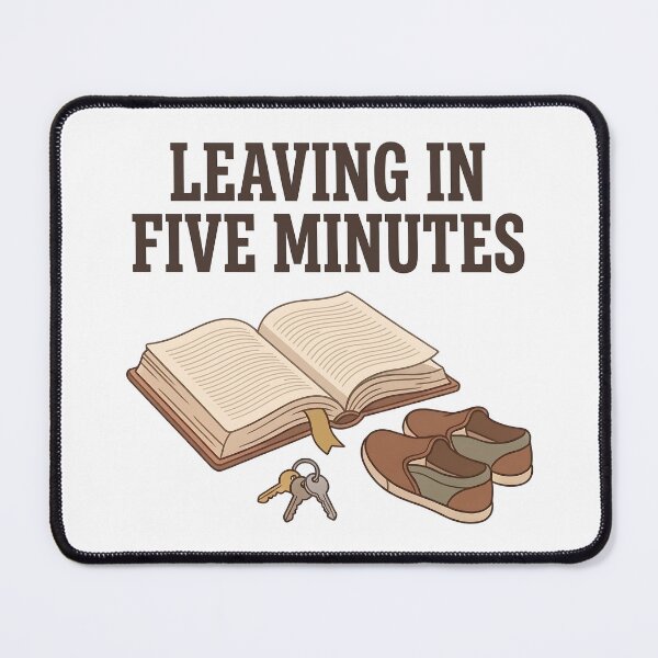 Item preview, Leaving In Five Minutes designed and sold by Northbound Press.