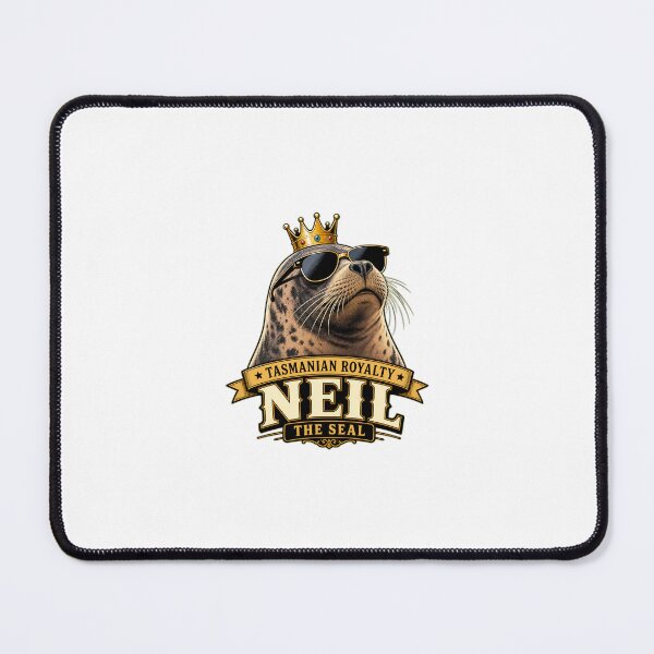Item preview, Neil the Seal - Tasmanian Royalty | Stylish Pop Art Seal designed and sold by Uglyandcute.