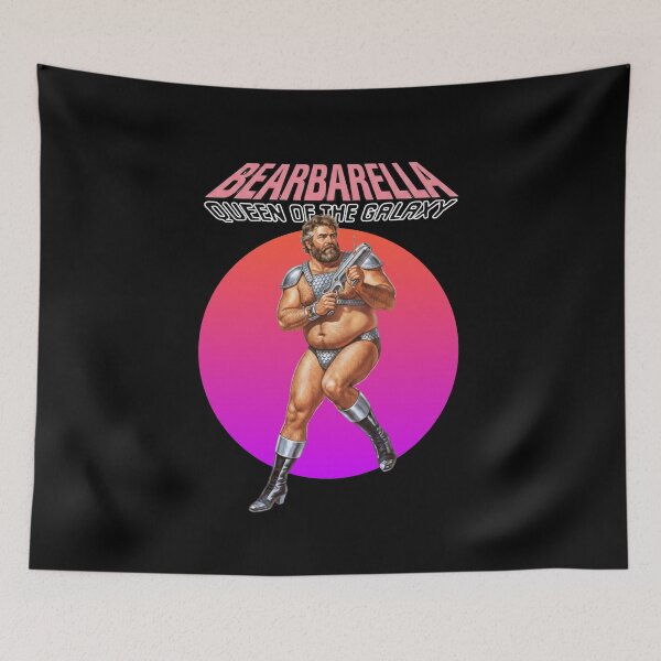 Item preview, Bearbarella Queen of the Galaxy Sci-Fi Parody designed and sold by RahniNM.