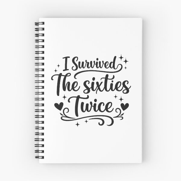 Item preview, I Survived The 60s Twice,70th Birthday designed and sold by CloudyPress.