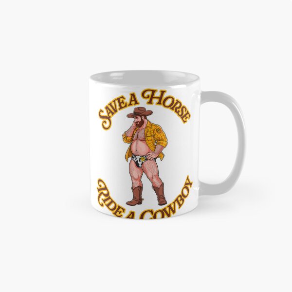 Item preview, Save a Horse, Ride a Cowboy! designed and sold by AlexSketchArt.
