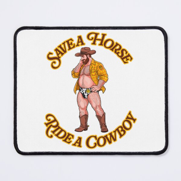Item preview, Save a Horse, Ride a Cowboy! designed and sold by AlexSketchArt.