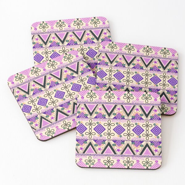 Item preview, Boho Folk Art Lavender designed and sold by Dancingrabbit Studio.