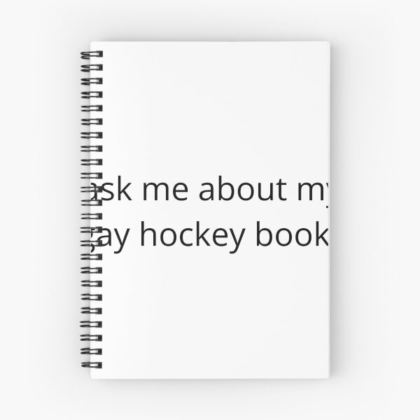 Item preview, ask me about my gay hockey books designed and sold by blacktabbyshop.