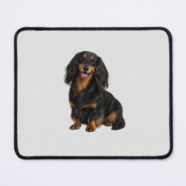 Item preview, Long haired dachshund dog designed and sold by BackgroundND.