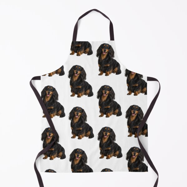 Item preview, Long haired dachshund dog designed and sold by BackgroundND.
