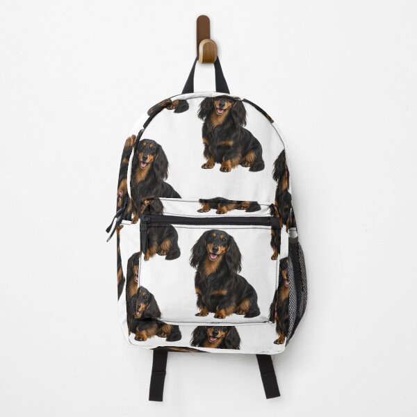 Item preview, Long haired dachshund dog designed and sold by BackgroundND.