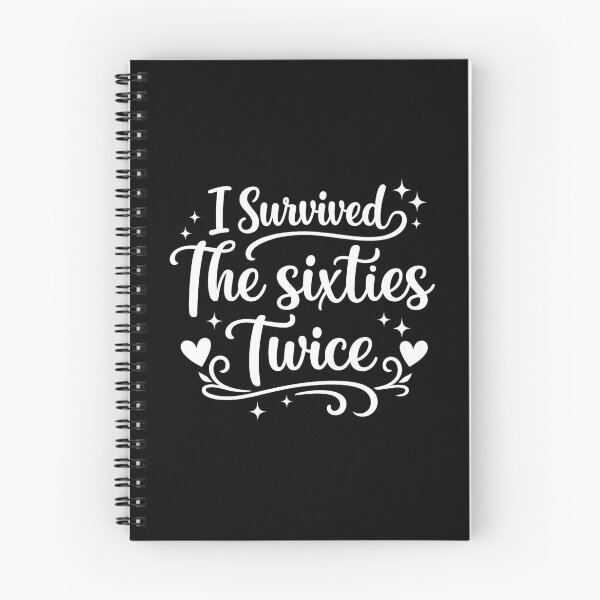 Item preview, I Survived The 60s Twice,70th Birthday designed and sold by CloudyPress.