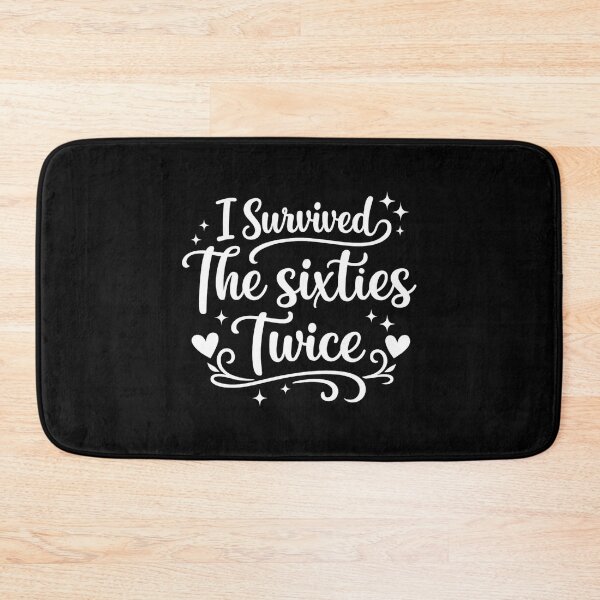 Item preview, I Survived The 60s Twice,70th Birthday designed and sold by CloudyPress.