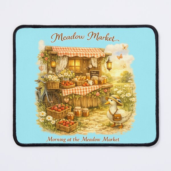 Item preview, Morning at the Meadow Market – Rustic Cottagecore Shirt designed and sold by Shadowframe Studios.
