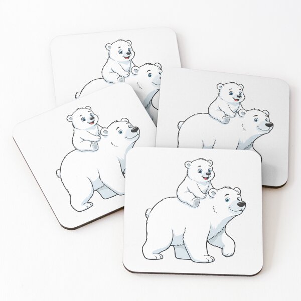 Item preview, Cute Polar Bear Cartoon designed and sold by naragon4289.