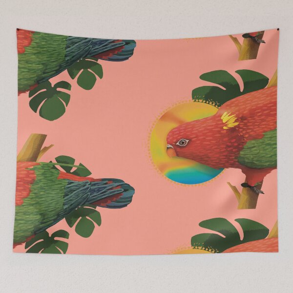 Item preview, Chattering Lory Tropical Bird Exotic Parrot designed and sold by Karin Taylor.