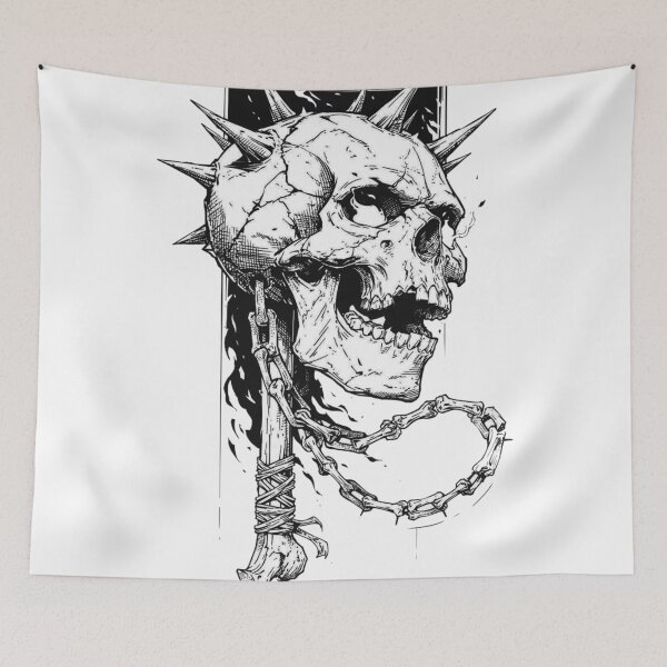 Item preview, Crowned Skull Death Warrior Gothic designed and sold by Mystic & Celestial Art.