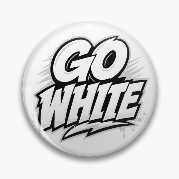 Item preview, GO WHITE for CAMP COLOR WARS designed and sold by KUSTOM CAMP CREATIVES.