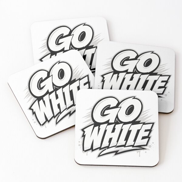 Item preview, GO WHITE for CAMP COLOR WARS designed and sold by KUSTOM CAMP CREATIVES.
