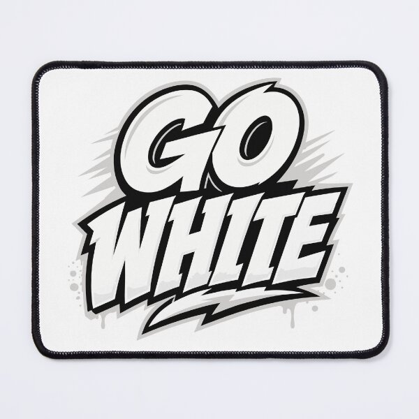 Item preview, GO WHITE for CAMP COLOR WARS designed and sold by KUSTOM CAMP CREATIVES.