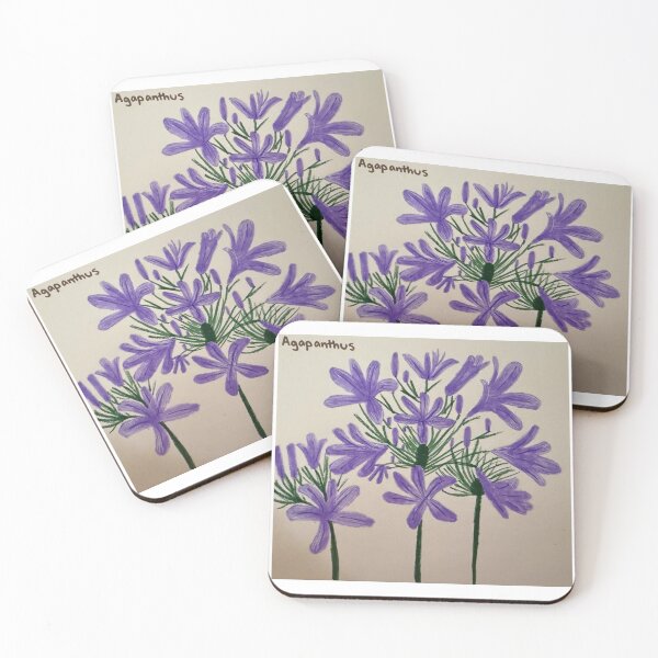 Item preview, Agapanthus Flowers designed and sold by allie-honigford.