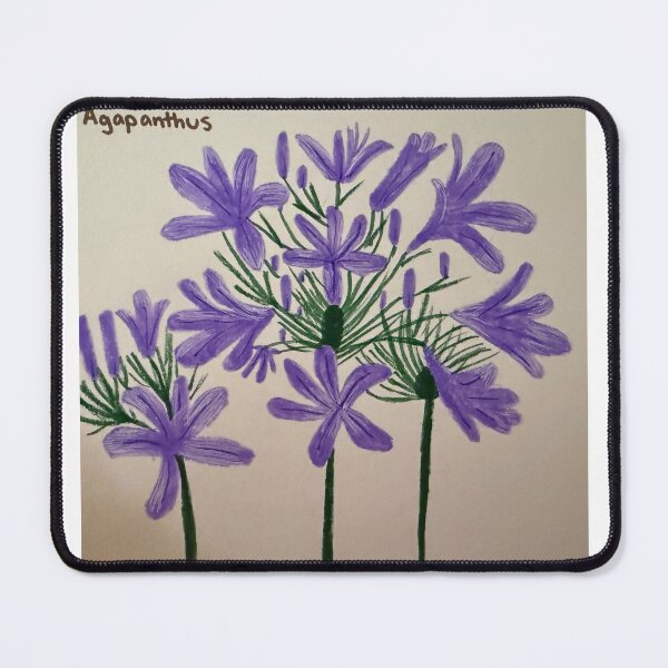Item preview, Agapanthus Flowers designed and sold by allie-honigford.