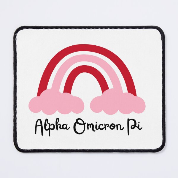 Artikelvorschau, Alpha Omicron Pi Sorority Pink Monochrome Rainbow entworfen und verkauft von JaymeOctober.