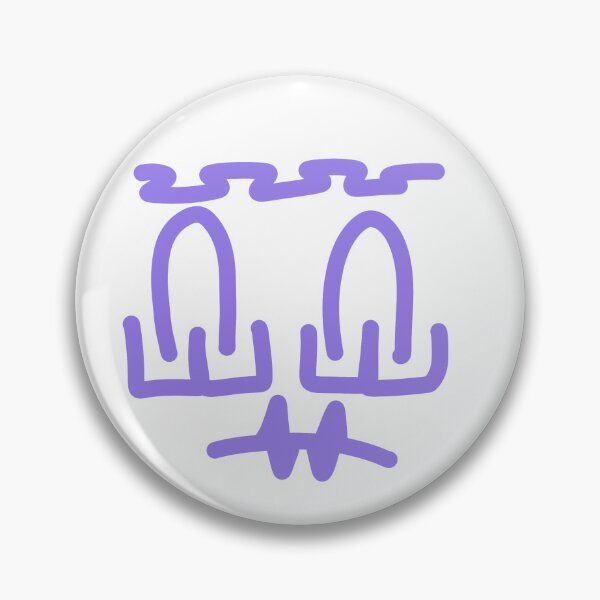 Item preview, Purple Abstract Doodle Face – Minimalist Contemporary Line Art designed and sold by felipemaldonadoart.