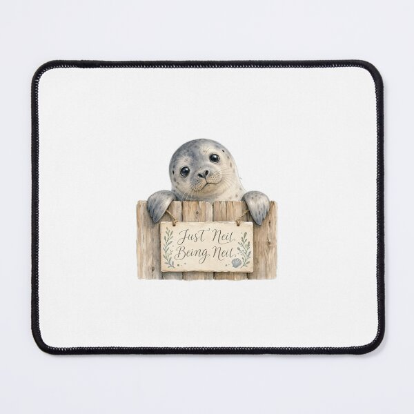 Item preview, Just Neil Being Neil - Curious Tasmanian Seal | Watercolor Illustration designed and sold by Uglyandcute.