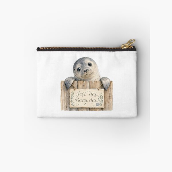 Item preview, Just Neil Being Neil - Curious Tasmanian Seal | Watercolor Illustration designed and sold by Uglyandcute.