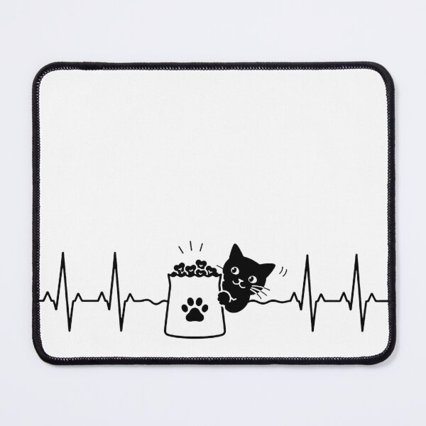Item preview, ❤️ HEARTBEAT COLLECITON ❤️ - Heartbeat Cat - Interrupted by Treat Bag designed and sold by WheelieGdArt.