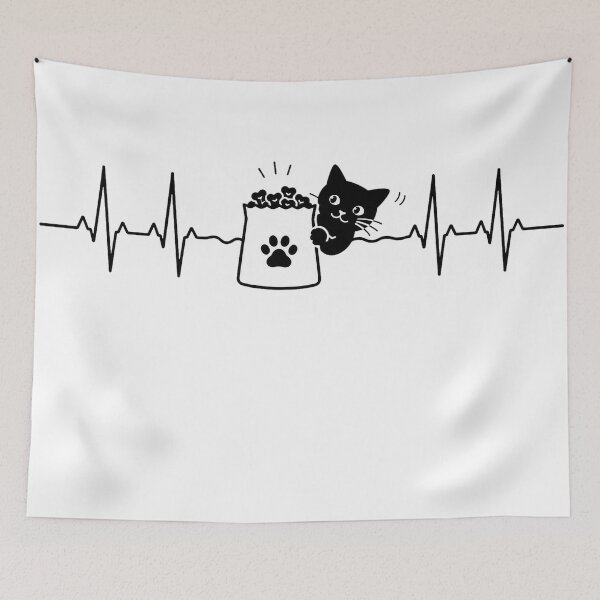 Item preview, ❤️ HEARTBEAT COLLECITON ❤️ - Heartbeat Cat - Interrupted by Treat Bag designed and sold by WheelieGdArt.