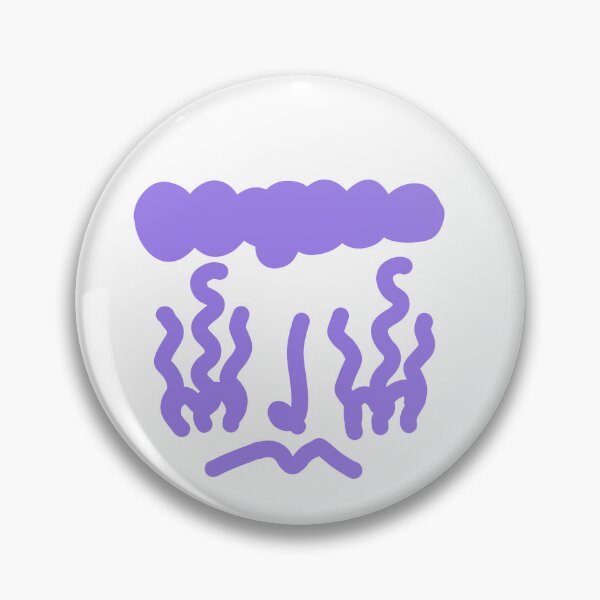 Item preview, Purple Abstract Doodle Face – Playful Minimalist Line Art designed and sold by felipemaldonadoart.