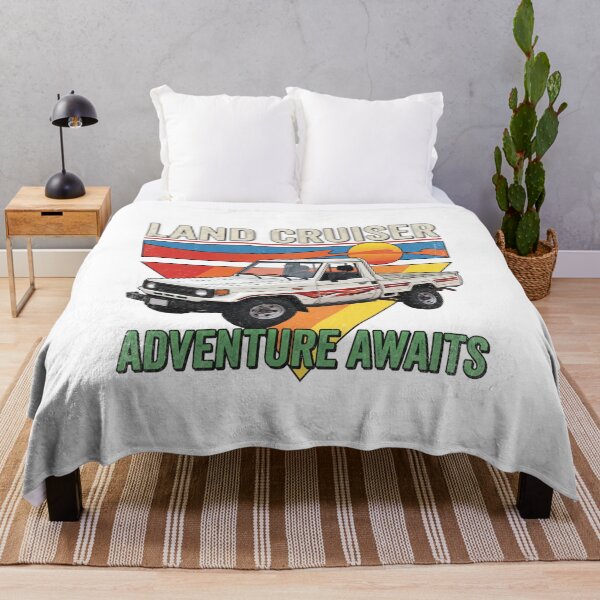 Item preview, Land Cruiser 70 Series Pickup Adventure Awaits Middle East Style White [White Shirt Only] designed and sold by Off-Road-Zone.